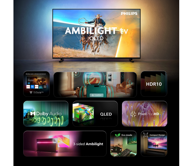 Philips 40PQS6901/12 40" QLED Full HD Titan OS - 1529401 - zdjęcie 5